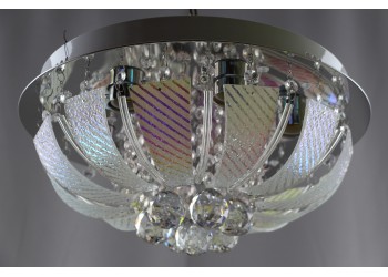 Люстры с LED подсветкой 6506-400СH E27 GD(6)